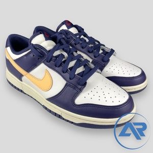NEW Nike Dunk Low Retro Navy Sail Coconut Milk Men's Size 7.5 / 9W FV8106-181